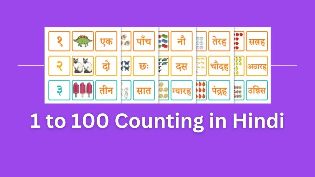 Counting in Hindi